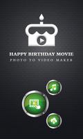 Birthday Video Maker with Song poster