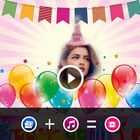 birthday video maker 2022 icon