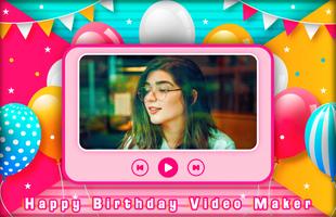 Birthday Video Maker With Song And Name capture d'écran 1