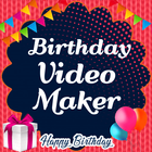 Birthday Video maker ikon