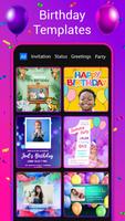 Birthday video maker with song capture d'écran 1