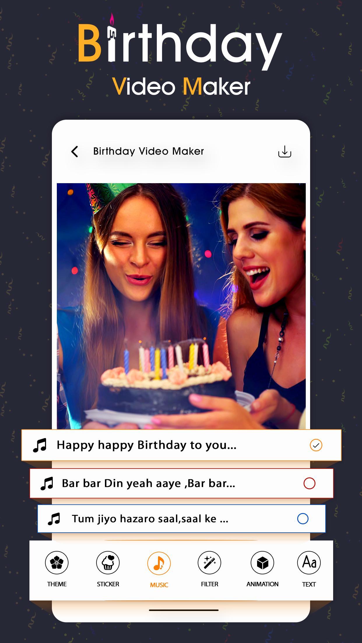 Birthday Video Maker Photo Video Movie Maker For Android Apk Download - roblox movie maker 3 fighting animation