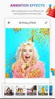 Birthday Photo Effect Video Maker Affiche
