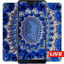 Blue visual style live wallpaper APK