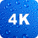 Bleu Fonds d'écran 4K APK