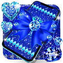 Blue glitter diamond wallpaper-APK