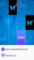 Blue Butterfly Piano Tiles  - Magic Tiles 2020 पोस्टर