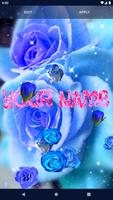 Blue Rose Live Wallpaper captura de pantalla 1