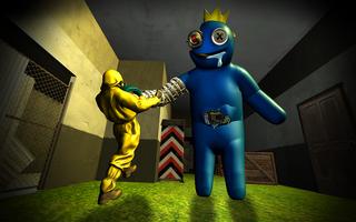 Blue Monsters Rainbow Survival imagem de tela 2