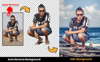 Photo Background Change Editor Affiche