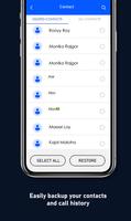 برنامه‌نما Contacts Backup & Restore عکس از صفحه
