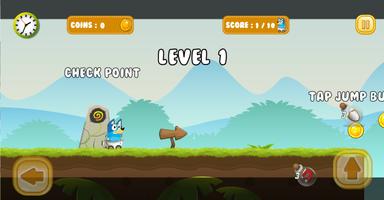 Bluey and Bingo World game Run imagem de tela 3