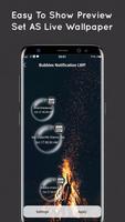 Bubbles Notification Live Wallpapers 2020 captura de pantalla 3