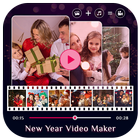 Happy New Year Video Maker - Photo Slideshow icon