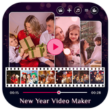 Happy New Year Video Maker icono