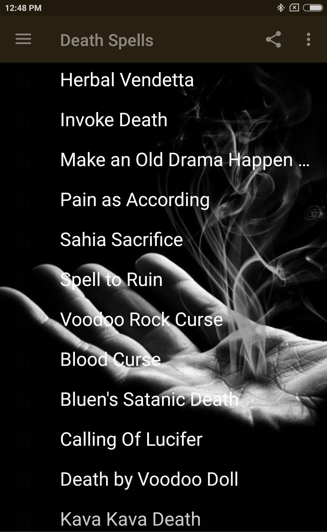 Black Magic Death Spells For Android Apk Download