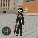 Black Spider Stickman Rope Hero Neon Mafia Crime APK