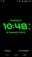 3D Clock Live Wallpaper الملصق