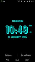 3D Clock Live Wallpaper تصوير الشاشة 1