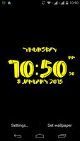 3D Clock Live Wallpaper تصوير الشاشة 2