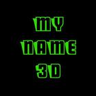 My Name 3D Live Wallpaper icône