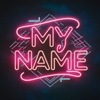 Neon Name - Live Wallpaper Zeichen