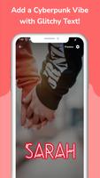 Neon Name Live Wallpaper تصوير الشاشة 1