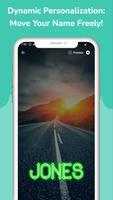 Neon Name Live Wallpaper تصوير الشاشة 3