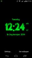 Super Digital Clock LiveWP Screenshot 1