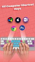 Computer keyboard shortcut key poster
