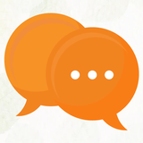 Blank empty text chat message icon