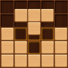 Bloque Sudoku Puzzle de madera icono