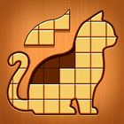 Wooden Block Jigsaw Puzzle أيقونة