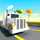 Blocky Cars: Traffic Racer icône