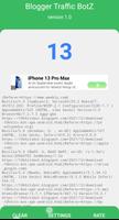 Blogger Traffic Bots تصوير الشاشة 3