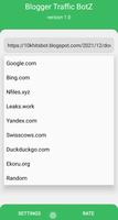 Blogger Traffic Bots تصوير الشاشة 1