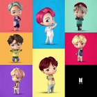 TinyTan BTS Wallpaper 5K HD icône