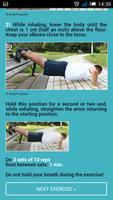 Push-up Chest Workout Routine captura de pantalla 1