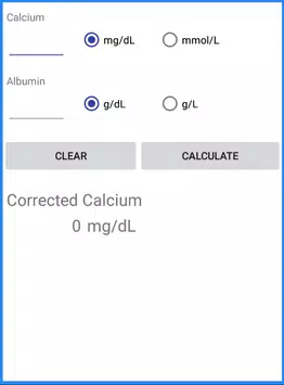 Calculateur de calcium corrigé APK pour Android Télécharger