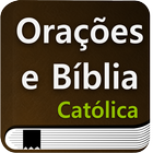 Orações e Bíblia do Católico ícone
