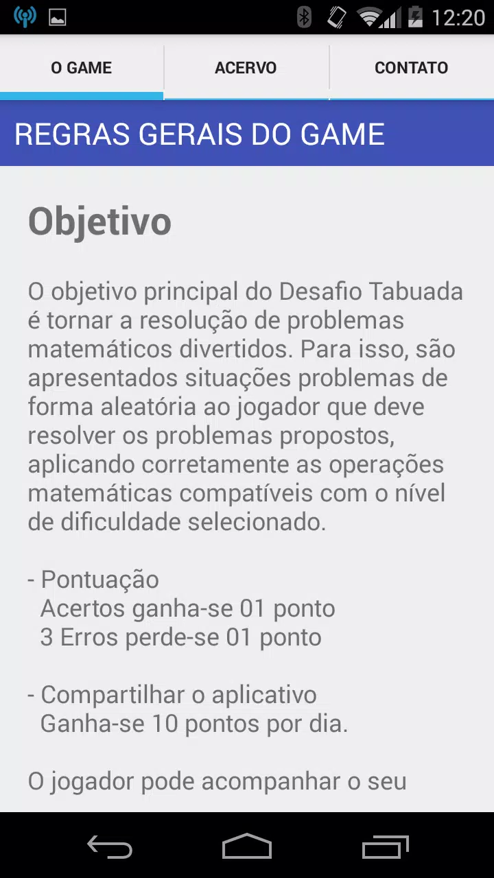 Tabuada - Matemática Enem