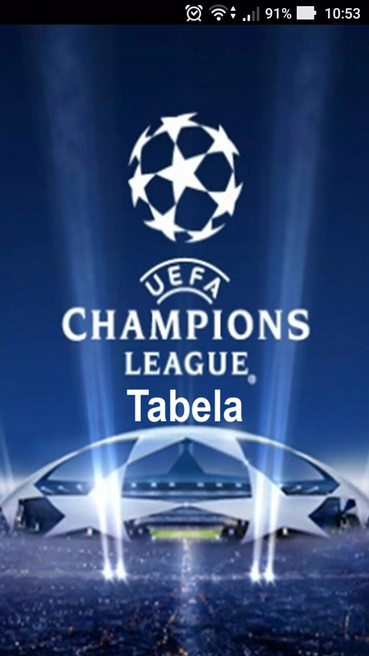 Tabela Liga dos Campeões 2018/2019 APK للاندرويد تنزيل