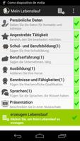 Lebenslauf Profi Plakat