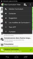 Curriculum vitae PRO capture d'écran 1