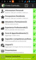 Poster Curriculum vitae professionale