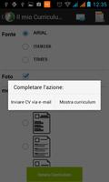 2 Schermata Curriculum vitae professionale