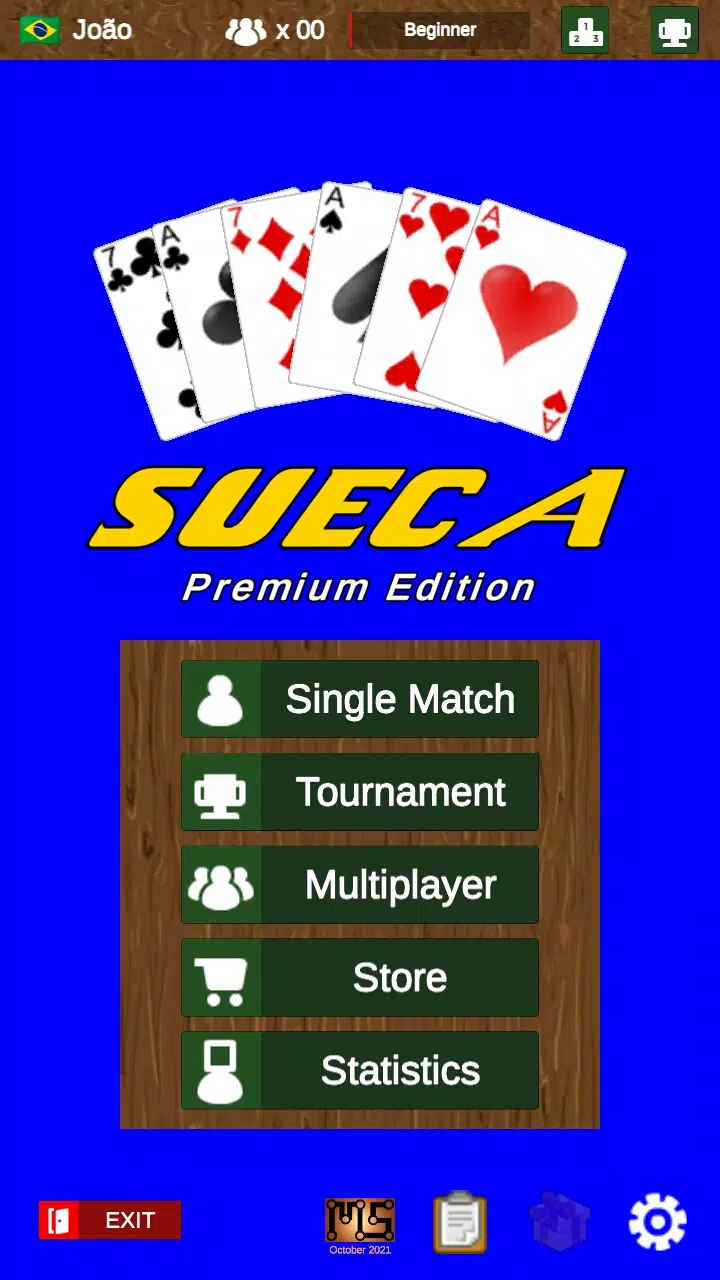 Sueca um jogo multiplayer na App Store