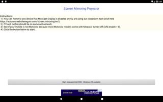 Screen Mirroring Projector تصوير الشاشة 3