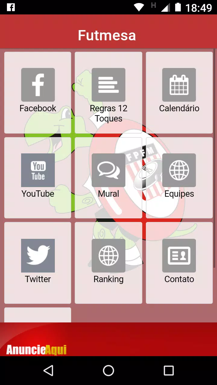 APLICATIVO PARA CELULAR IMITA O FUTEBOL DE MESA – FEFUMERJ