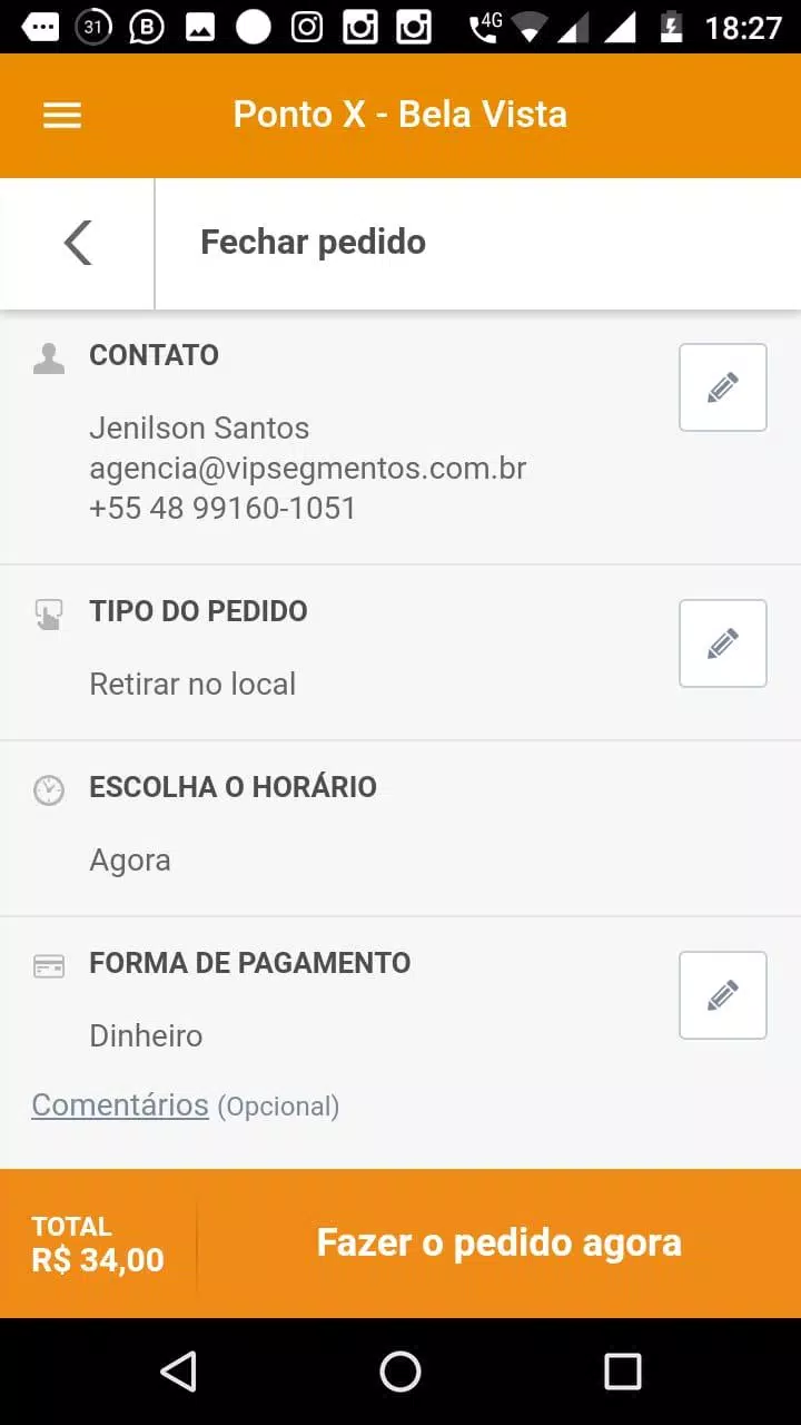 Descarga de APK de Ponto X Lanches e Porções para Android